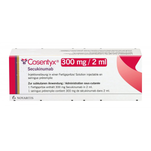 COSENTYX 300 MG / 2 ML ( SECUKINUMAB ) FOR SC INJECTION 1 PREFILLED PEN